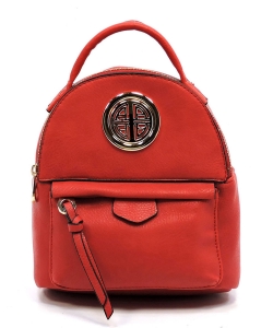 Fashion Logo Cute Backpack AD2586L RED